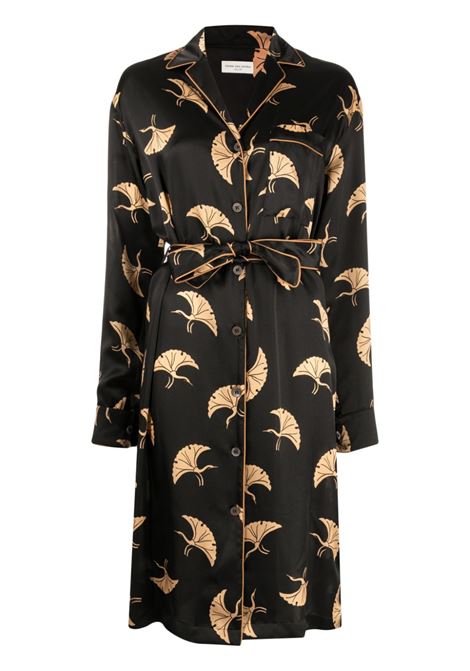 Abito con stampa doralas in nero - donna DRIES VAN NOTEN | 2410110138141900